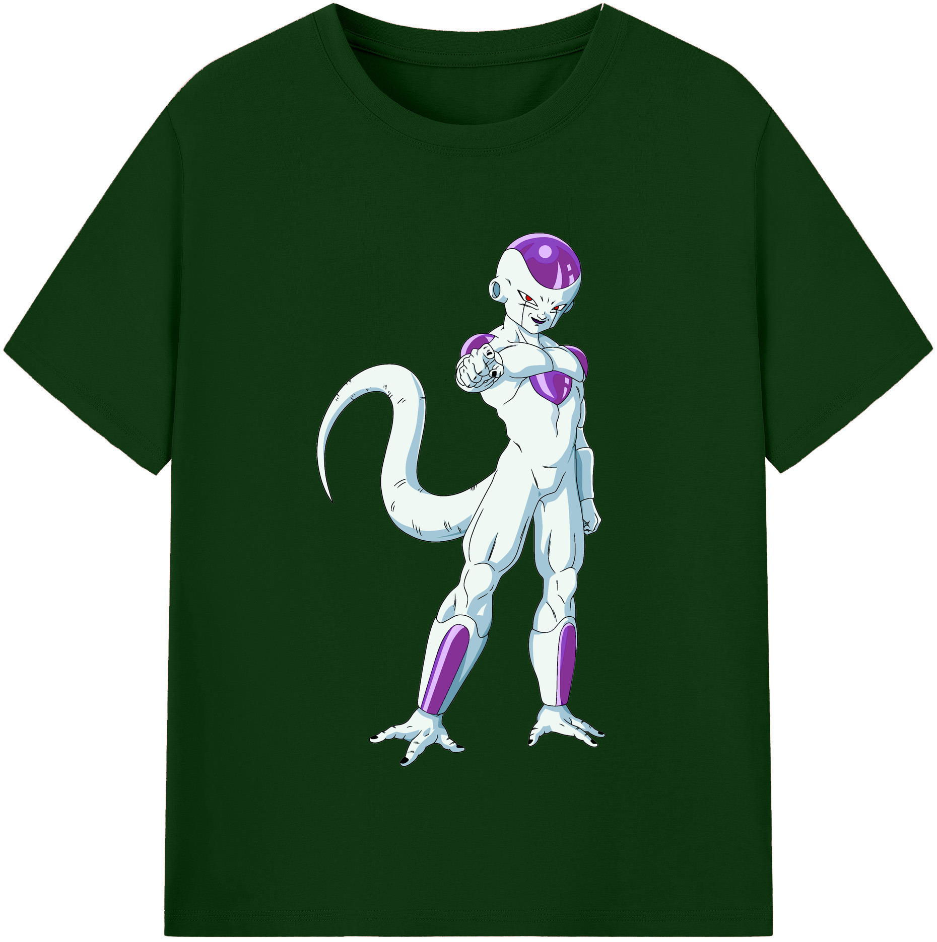 （画像用） ドラゴンボール フリーザ DRAGON BALL Frieza 綿100％半袖Tシャツ（フロントプリント）